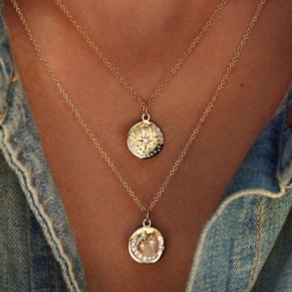 Rose Gold Layered Necklace - Picture 5 of 8